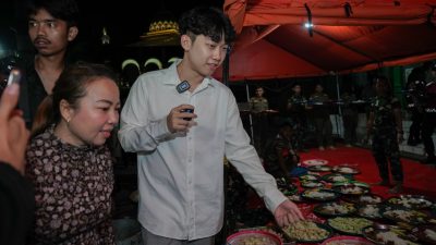 Wilie Salim Pantau Dapur Makan Bersama