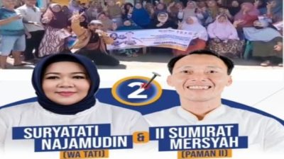 Dukungan Paslon Suryatati-Ii Sumirat Didominasi Para Ibu-ibu
