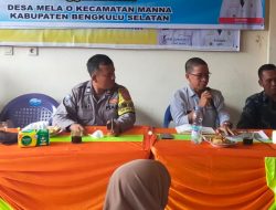 Musyawarah Desa Melao, Penyampaian Aturan Program Ketahanan Pangan