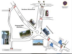 Rekayasa Arus Lalu Lintas Kegiatan Makan Akbar Bersama Willie Salim dan Ustad Derry