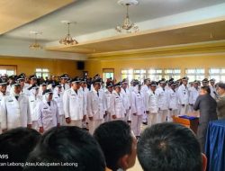 Azhari Lantik 66 Pjs Kades Se-Kabupaten Lebong