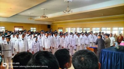 Azhari Lantik 66 Pjs Kades Se-Kabupaten Lebong