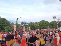Ribuan Warga Ikuti Jalan Sehat Bank Bengkulu ke-54
