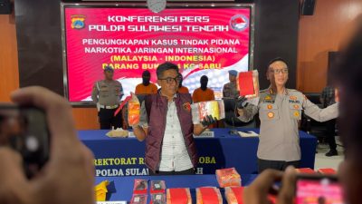 3 Pelaku Peredaran 24 Kg Sabu di Palu Ditangkap