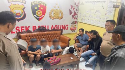 Enam Remaja Diamankan Polsek Ratu Agung Terkait Keributan di Jalan Ciliwung Bawah