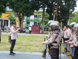 Polres Rejang Lebong Gelar Simulasi Pengamanan Jelang May Day