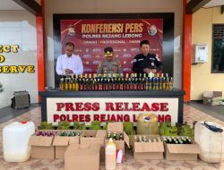 Operasi Pekat Nala 2025, Polres Rejang Lebong Ungkap Berbagai Kasus dan Sita Ratusan Barang Bukti