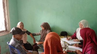 Pantau Kesehatan Masyarakat, Desa Bandar Agung Rutin Laksanakan Posyandu