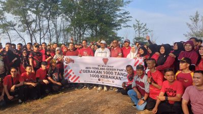PT DOA Group Ajak 900 Karyawan Bersihkan Pantai Panjang Bengkulu