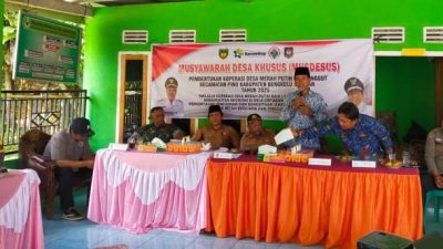 Pembentukan Pengurus Koperasi Merah Putih Desa Anggut