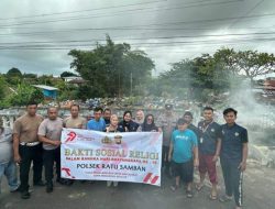 Polsek Ratu Samban Gelar Bakti Sosial Religi di TPU Anggut Dalam