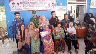 Desa Karang Dapo Bawah Salurkan BLT dan Laksanakan Titik Nol Pembangunan Jalan Lingkungan