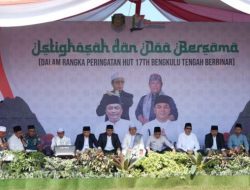 Rachmat Riyanto Resmi Buka Rangkaian HUT ke-17 Bengkulu Tengah dengan Istighosah