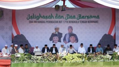 Rachmat Riyanto Resmi Buka Rangkaian HUT ke-17 Bengkulu Tengah dengan Istighosah