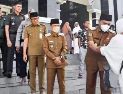 Bupati Sambut Kepulangan Jemaah Haji Lebong