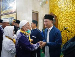 Kedatangan 228 Jemaah Haji Disambut Meriah di Kota Curup