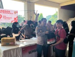 Karolog Polda Bengkulu Berikan Bantuan 2.300 Paket Sembako kepada Masyarakat