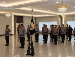 Kapolda Bengkulu Ikuti Zoom Meeting Pembinaan Tradisi Pencucian Pataka Polri