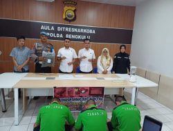 Ditresnarkoba Polda Bengkulu Musnahkan BB Narkotika Senilai Puluhan Juta Rupiah