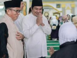 Arie Septia Sambut 189 Jamaah Haji Bengkulu Utara di Masjid Agung Baitul Makmur