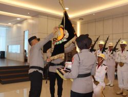 Polda Bengkulu Gelar Tradisi Pencucian Pataka Waspada Jananuraga