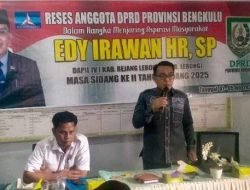 Reses di Dapil IV: Edy Irawan Mendengarkan Suara Masyarakat Rejang Lebong