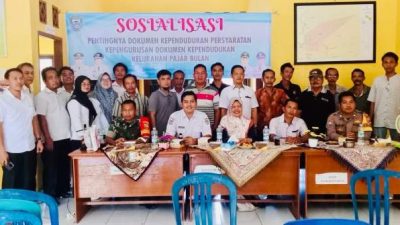Pemerintah Kelurahan Pajar Bulan Sosialisasi Pentingnya Dokumen Kependudukan