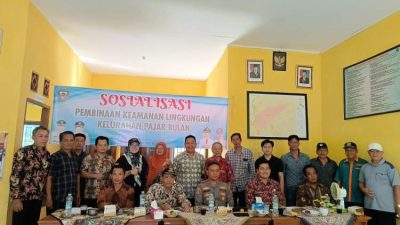 Pemerintah Kelurahan Pajar Bulan Sosialisasi Pembinaan Keamanan Lingkungan