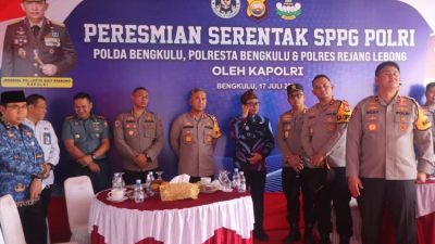 Kapolda Bengkulu Mengikuti Peresmian SPPG Polri Serentak Secara Virtual