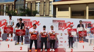 Kapolda Bengkulu Gelar Bhayangkara Run 2025, Diikuti Ribuan Pelari