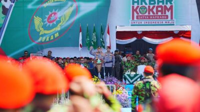 Kapolri Pimpin Apel Akbar Kokam Pemuda Muhammadiyah di Yogyakarta