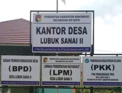 Pembangunan Desa Lubuk Sanai Dua Capai 80 Persen, Warga Diminta Ikut Awasi