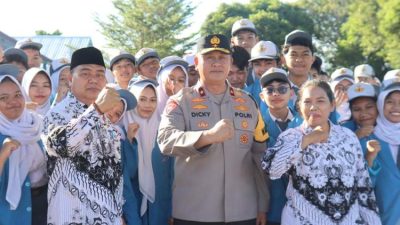 Wakapolda Berikan Motivasi kepada 1.400 Siswa Siswi SMA Negeri 2 Bengkulu