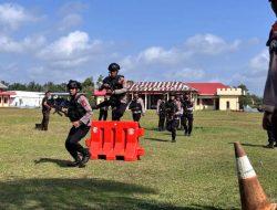 Datasemen Gegana Satbrimobda Latihan Tembak Reaksi