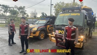 Ditsamapta Polda Bengkulu Patroli SAR Antisipasi Cuaca Ekstrem
