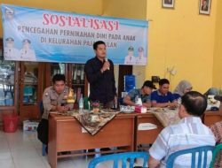 Pemerintah Kelurahan Pajar Bulan Sosialisasi Pencegahan Pernikahan Dini