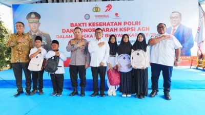 Peduli Buruh, Kapolri Hadiri Aksi Kemanusiaan Baktikes dan Donor Darah KSPSI di Banten