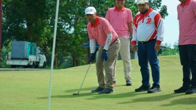 Gubernur Resmikan Lapangan Golf Merah Putih, Ikon Baru Bengkulu