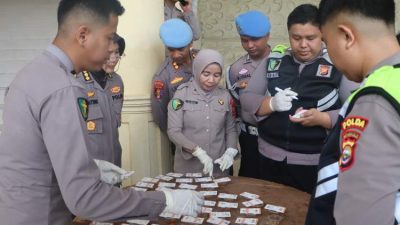Polda Bengkulu Laksanakan Tes Urine Rutin bagi Anggota