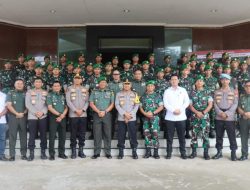 Perkuat Sinergi, Kapolda Bengkulu Sambangi Brigif TP 88/KBK dan Yonif TP 847/VS