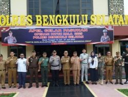 Wabup Bengkulu Selatan Hadiri Apel Gelar Pasukan Patuh Nala 2025