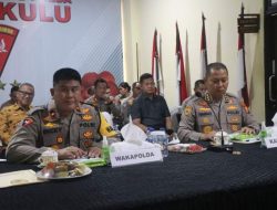 Wakapolda Ikuti Rapat Anev Ketahanan Pangan Bersama As SDM Kapolri Secara Daring