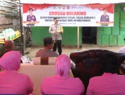 Kapolda Bengkulu Laksanakan Groundbreaking Bedah Rumah dan Bakti Sosial