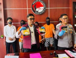 30 Kg Sabu Disita di Tolitoli, Tiga Kurir Jaringan Internasional Ditangkap