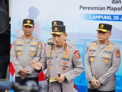 Kapolri Resmikan 20 SPPG Jajaran Polda Lampung