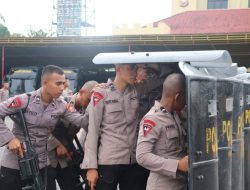SATBRIMOBDA Polda Bengkulu Gelar Latihan Penindakan Huru Hara