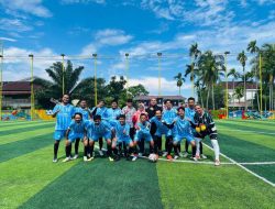 Menang Perdana, Diskominfotik FC Kalahkan Disnakertrans 2-0