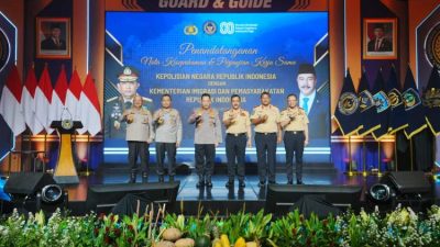 Teken Nota Kesepahaman, Kapolri Harap Sinergisitas Makin Optimal