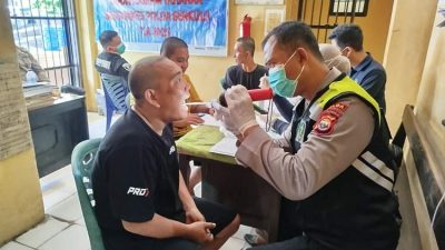 Biddokkes Polda Bengkulu Gelar Pemeriksaan Kesehatan dan Pengambilan Data Odontogram Tahanan di Dua Rutan