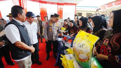 Kapolri Tinjau GPM di Kalbar, 310,25 ton beras SPHP telah distribusikan